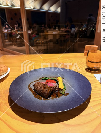 山形県庄内のレストランで味わう地元食材の料理 山形県庄内のレストランで味わう地元食材の料理 134546159