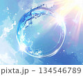 瑞々しい水の輪 134546789
