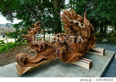 東霧島神社 木彫りの龍 東霧島神社 木彫りの龍 134546838