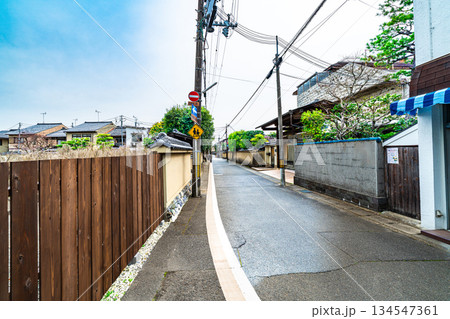 【重要伝統的建造物群保存地区】上賀茂 春の街並み10 京都府京都市北区 【重要伝統的建造物群保存地区】上賀茂 春の街並み10 京都府京都市北区 134547361
