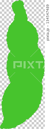 手繪單圖示插圖蔬菜毛豆 134547489