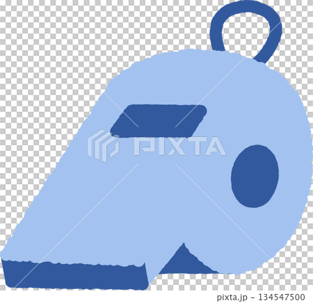 手繪單一圖示插圖：口哨 134547500