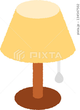 手書き風の単品アイコンイラスト 電気スタンド 手書き風の単品アイコンイラスト 電気スタンド 134547502