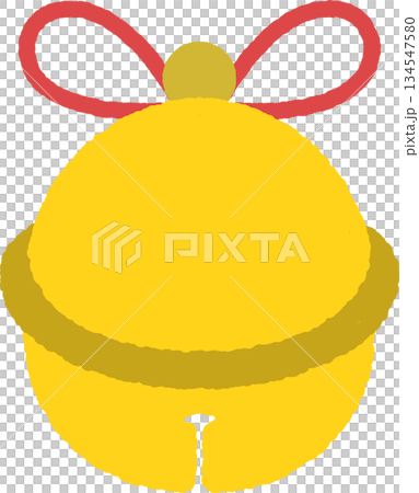 Hand-drawn single icon illustration: Bell 134547580