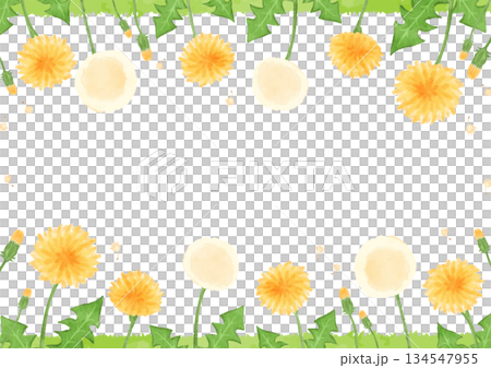 Gentle hand drawn dandelion background illustration Gentle hand drawn dandelion background illustration 134547955