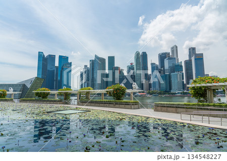 シンガポール　都市風景 134548227