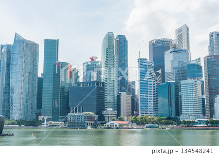 シンガポール 都市風景 シンガポール 都市風景 134548241