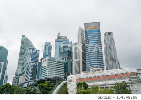 シンガポール　都市風景 134548269