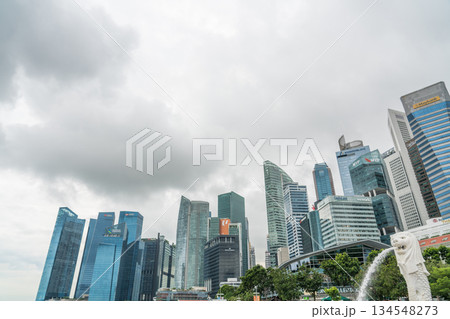 シンガポール 都市風景 シンガポール 都市風景 134548273