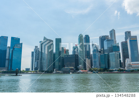 シンガポール 都市風景 シンガポール 都市風景 134548288