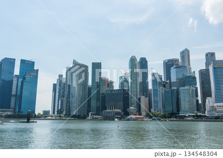 シンガポール 都市風景 シンガポール 都市風景 134548304