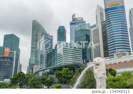 シンガポール 都市風景 シンガポール 都市風景 134548311