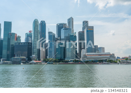 シンガポール 都市風景 シンガポール 都市風景 134548321