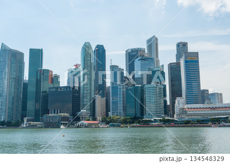 シンガポール 都市風景 シンガポール 都市風景 134548329