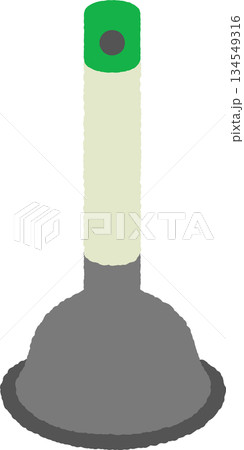 手書き風の単品アイコンイラスト　ラバーカップ 134549316