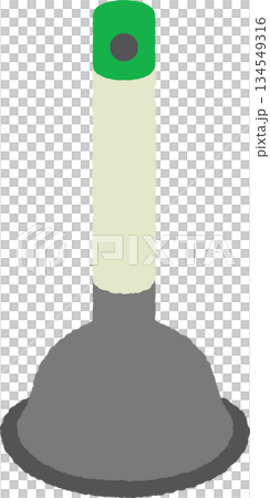 手書き風の単品アイコンイラスト　ラバーカップ 134549316