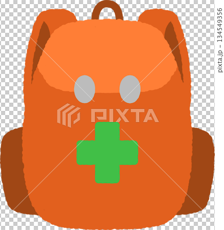手書き風の単品アイコンイラスト　救急バッグ 134549356