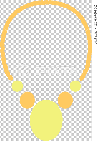 手繪簡約圖示插畫項鍊 134549462