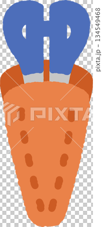 Hand-drawn simple icon illustration: scissors cover 134549468