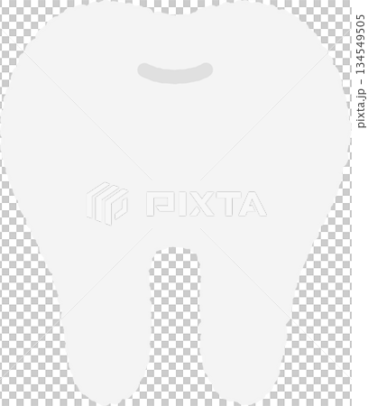手繪單圖示插圖:牙齒 手繪單圖示插圖:牙齒 134549505