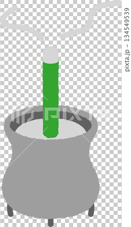 Simple hand-drawn icon illustration: Incense 134549539