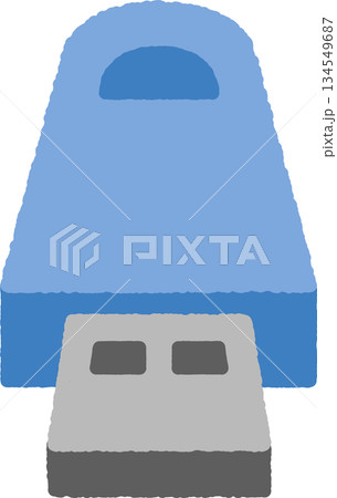 手書き風のシンプルアイコンイラスト　USB 134549687