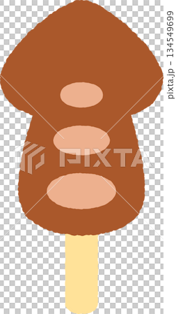Festival food single icon: Squid skewers Festival food single icon: Squid skewers 134549699