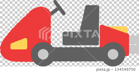 Hand-drawn icon Go-kart Hand-drawn icon Go-kart 134549750