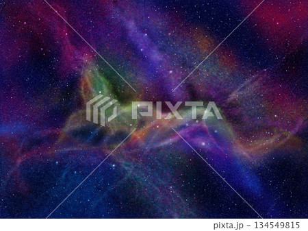 幻想的な星雲 134549815