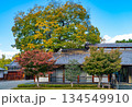 京都御苑、閑院宮亭跡の秋 134549910