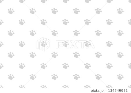 あしあとパターングレー あしあとパターングレー 134549951