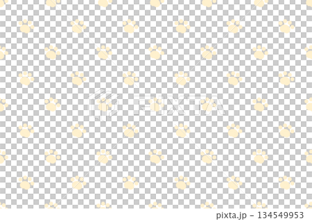 あしあとパターン黄色 あしあとパターン黄色 134549953