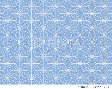 和柄＿麻の葉＿和紙の背景素材_01 134550724