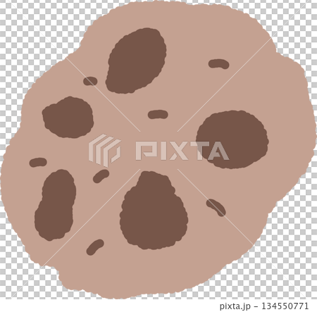 手繪單圖示插圖食物餅乾 134550771