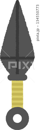 手書き風のアイコン クナイ 手書き風のアイコン クナイ 134550773