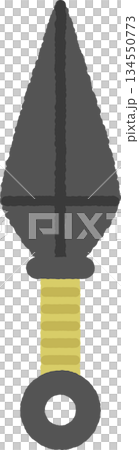 手書き風のアイコン クナイ 手書き風のアイコン クナイ 134550773