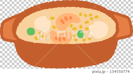 手繪圖示焗烤 134550774