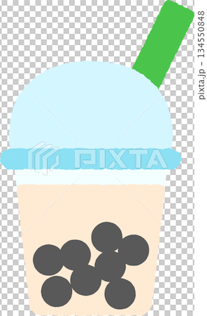 簡單的手繪圖示插圖：木薯 134550848