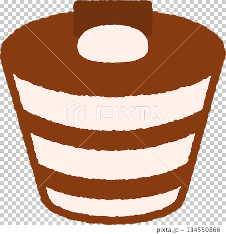 提拉米甦的手繪圖示插圖 134550866