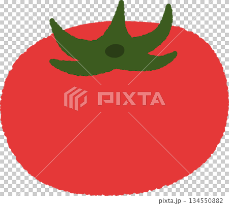 手繪單一圖示插圖蔬菜番茄 134550882
