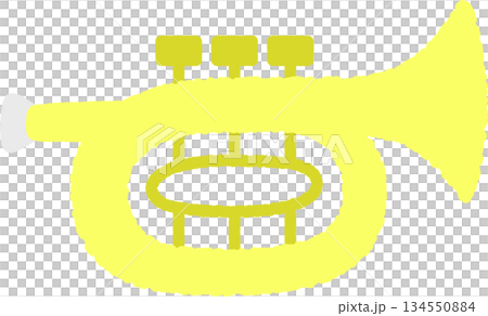 手繪簡易圖示插圖：小號 134550884