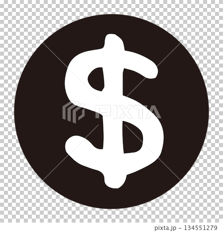 Dollar vector illustration | US dollar, foreign exchange, financial business material 134551279