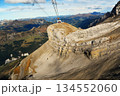 cable car station on the mountain 134552060