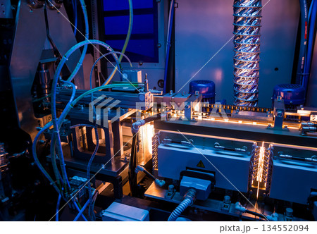 The plastic bottle blowing machine. PET preforms for blowing of plastic bottles 134552094