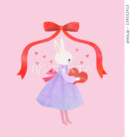 うさぎの女の子 134552413