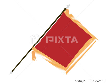 優勝の旗のイラスト 優勝の旗のイラスト 134552439