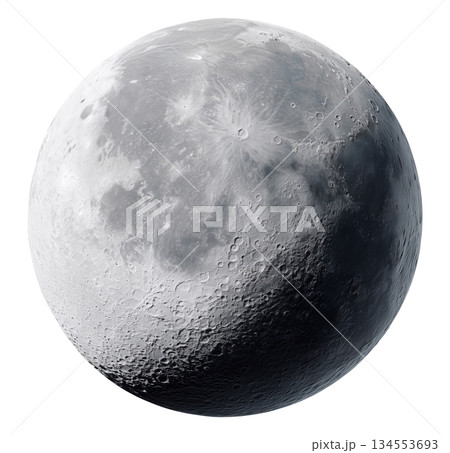 Waning gibbous moon phase 134553693