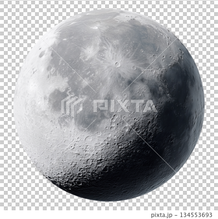 Waning gibbous moon phase 134553693