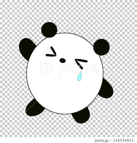 Teary-eyed Panda 134554915