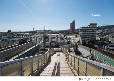 渋川駅の跨線橋 群馬県渋川市 渋川駅の跨線橋 群馬県渋川市 134555601